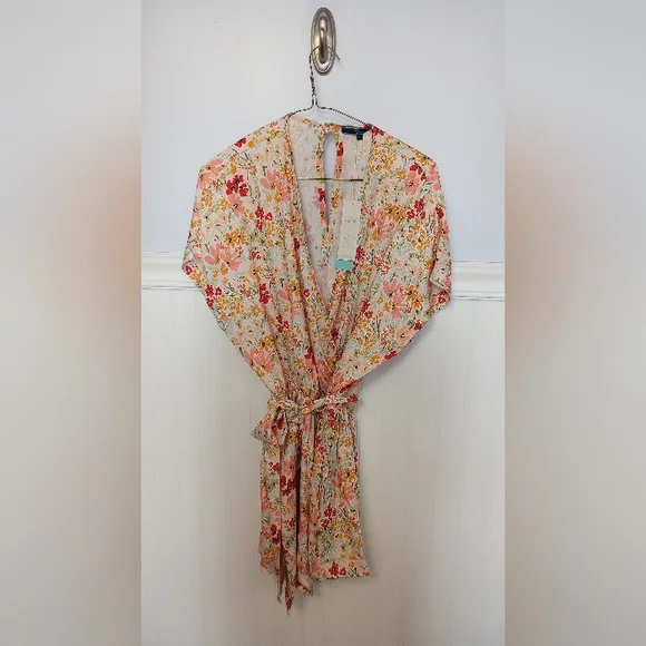 NEW SHORE Willow Romper in Muddled Bloom Size Small Boho Vacation Cottagecore - Picture 11 of 16